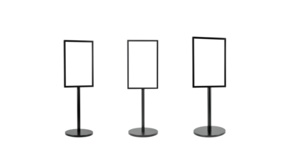 signboard on transparent background png