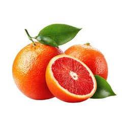 Juicy Red Oranges, Studio Shot, Fruit Still Life, Healthy Food, Recipe Illustration