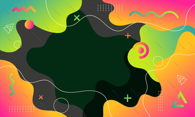 Obraz premium Abstract Background with Colorful Shapes and Patterns