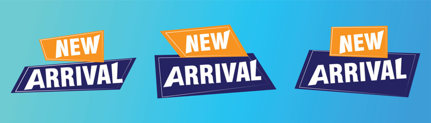 New Arrivals Promotional Poster Set EPS Vector Illustration – Modern Marketing Banners, Stylish Advertising Templates, Retail Sale Flyers, Trendy Product Launch Graphics for E-Commerce, Store Promotio