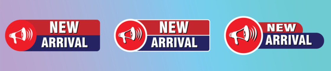 New Arrivals Promotional Poster Set EPS Vector Illustration – Modern Marketing Banners, Stylish Advertising Templates, Retail Sale Flyers, Trendy Product Launch Graphics for E-Commerce, Store Promotio