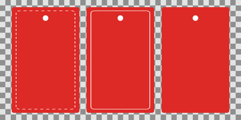 Price Tag Set with Transparent Background EPS Vector Illustration – Blank Sale Labels, Discount Stickers, Shopping Offer Badges, Editable Retail Signage for E-Commerce, Store, and Marketing Design

