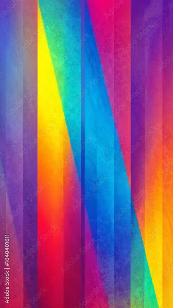 Poster abstract background with vertical stripes of gradient colors and texture modern design and vibrant p