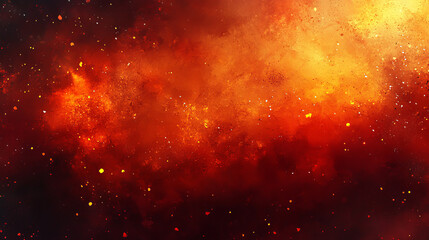 Naklejka premium Abstract fiery nebula explosion