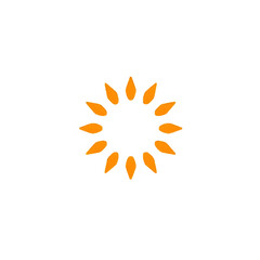 Naklejka premium sun icon, isolated