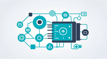 System Interconnection Module from the Business Automation icon collection (Solid style)