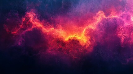 Naklejka premium Abstract nebula with vibrant colors (1)