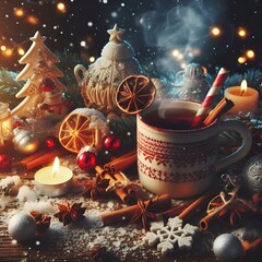 Christmas food decoration, trending concepts 