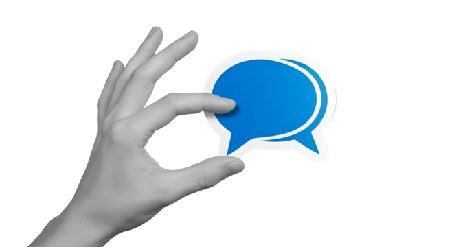 Hand Holding a Speech Bubble: Communication and Social Media Engagement in the Digital Age