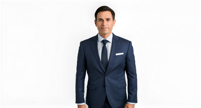 Confident businessman portrait