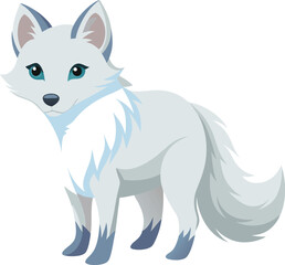 Arctic Fox Image Color Animal Eps File