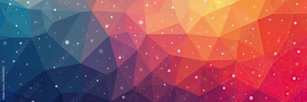 Aufkleber abstract geometric pattern with a gradient of colors.