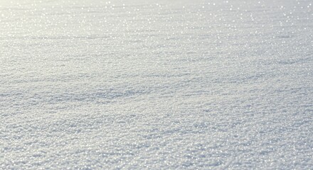 Obraz premium Snow-covered Surface with Sparkling Ice Crystals in Bright Winter Light