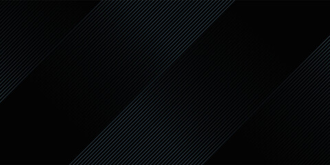 Abstract techno background of red blue lines overlapping on dark space with diagonal shape decoration.