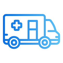 ambulance Gradient icon