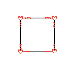 heart frame decoration