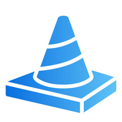 traffic sone Gradient icon