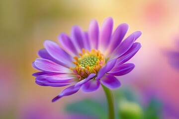 Obraz premium Vibrant purple flower in soft focus