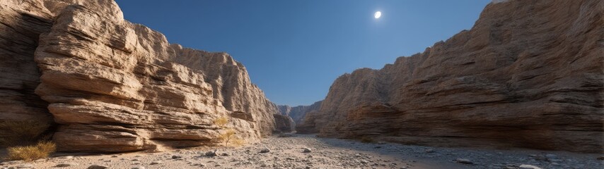 Fototapeta premium Desert canyon panoramic 360° view