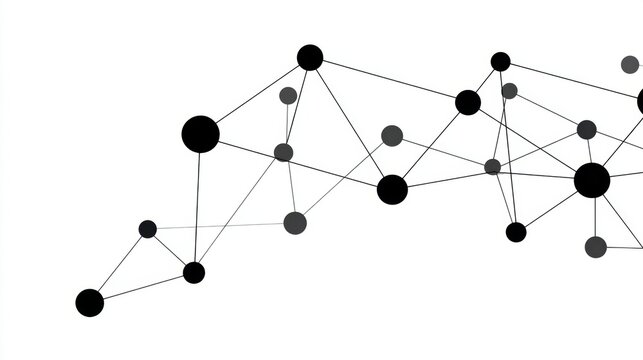 Minimalist Diagram of Simple Network with Few Components and Nodes