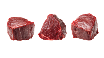 Sizzling beef cuts, a culinary exploration of meat on dark background juicy