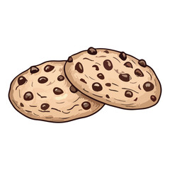 Delicious chocolate chip cookies perfect for snack time or dessert enjoyment