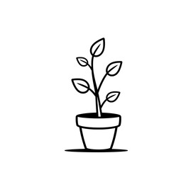 Obraz premium vector illustration of a plant