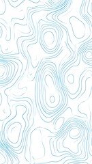 Abstract light-blue swirling lines on white background