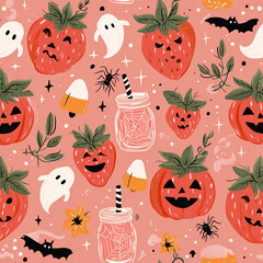 seamless pattern with tomatoes