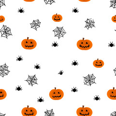 halloween seamless pattern