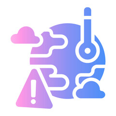 climate change Gradient icon
