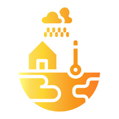 climate change Gradient icon