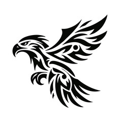 Fototapeta premium Eagle Tribal Tattoo Style Vector Illustration