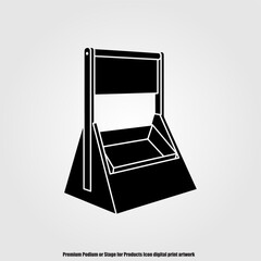 Promotional display stand for retail product marketing and advertising