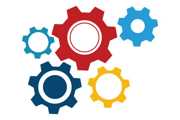 Setting Icon vector illustration. Cog settings sign or Gear Sign icon for web and app. wrench with gear icon, Service tool symbol, setting sign, vector illustration. EPS10