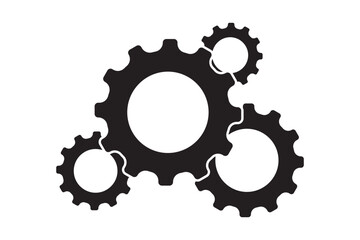 Gear icon vector, flat design best vector icon logo design. Setting or Gear icon. cogwheel, Vector Illustration. Eps 10