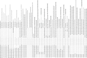 Binary Code Zero One Flowing Abstract Matrix Digital Art with binary computer code.