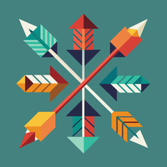 arrows in different directions