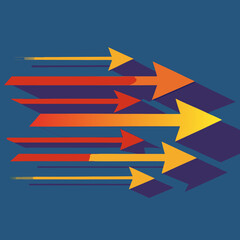 abstract background with arrows