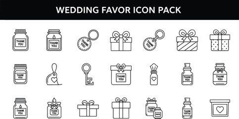 wedding favor icon 