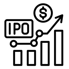 Pre-Ipo  Icon Element For Design