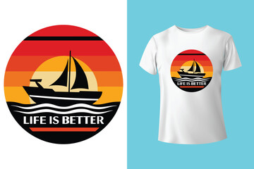 Yacht Club French's Riviera slogan design for t-shirt print, for graphic t-shirt or sweatshirt hoodie, poster, sticker, background, and other uses.