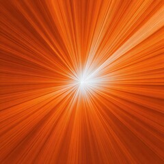 Obraz premium Radiant orange burst radiating from a white center