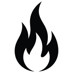 vector illustration of a fire