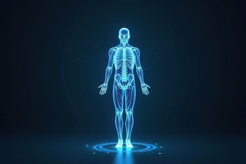 3d anatomical model of the human body.