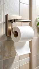 Toilet Paper Holder Close-Up