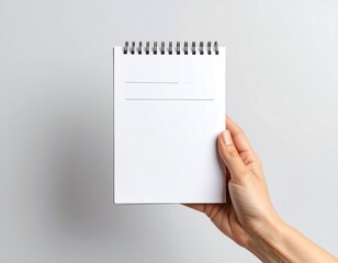 Hand Holding Checklist Card