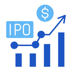 Pre-Ipo  Icon Element For Design