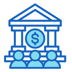 Institutional Investor  Icon Element For Design