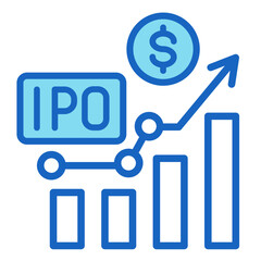 Pre-Ipo  Icon Element For Design